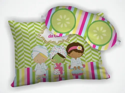 Kit Almofada 18x28cm + Mascara de Dormir Spa