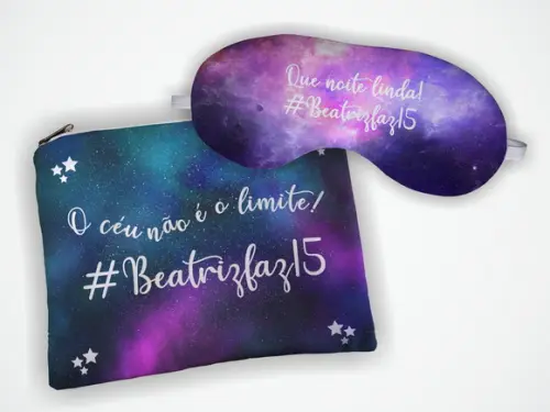 Kit Necessaire + Mascara Galaxia 15 Anos