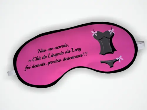 Mascara de Dormir Chá de Lingerie