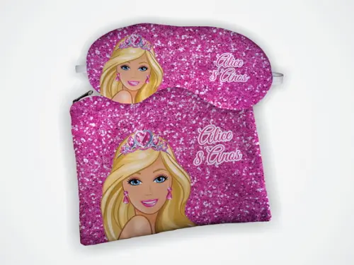 Kit Personalizado Necessaire + Mascara Barbie