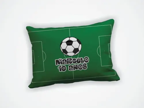 Almofada 18x28cm Personalizada Futebol