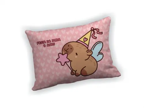 Almofada 18x28cm Personalizada Capivara