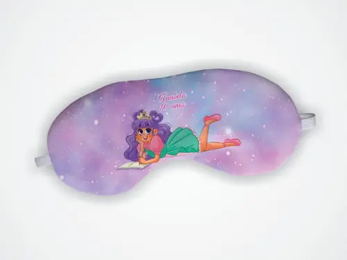 Lembrancinha Mascara Dormir Princesa Amora