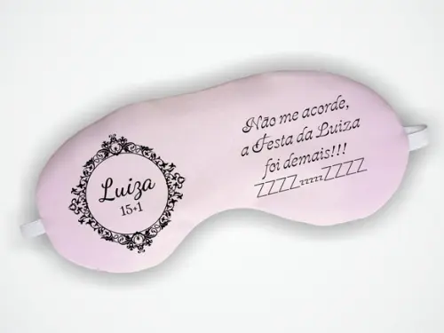 Mascara Dormir Personalizada 15 Anos