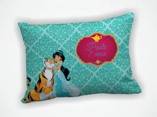 Almofada 18x28cm Personalizada Princesa Jasmine