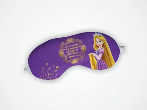 Lembrancinha Mascara Dormir Rapunzel Enrolados