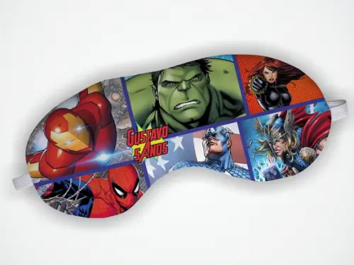 Máscara Dormir Super Heróis