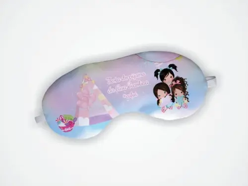 Mascara Dormir Personalizada Festa do Pijama