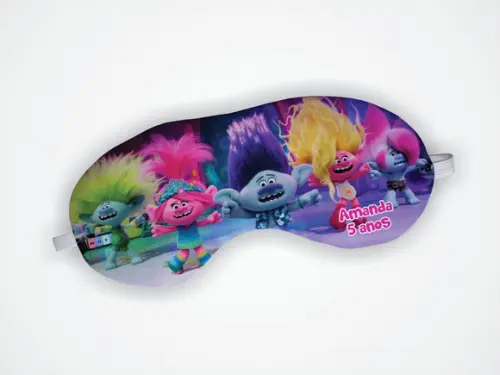 Mascara Dormir Personalizada Trolls