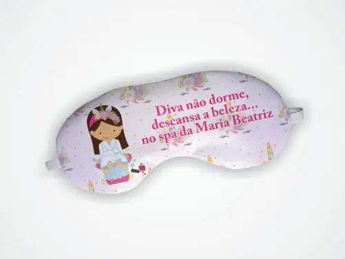 Lembrancinha Máscara Dormir Menina Unicórnio