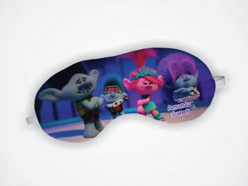 Mascara Dormir Personalizada Trolls