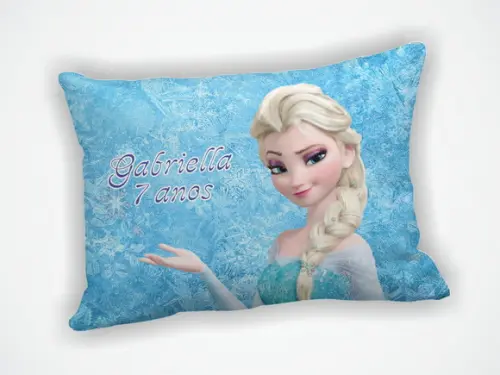 Mini Almofada 18x28cm Personalizada Frozen
