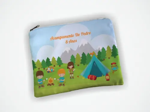 Necessaire Personalizada Acampamento