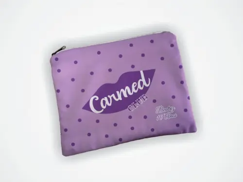 Necessaire 19x13cm Carmed Roxo