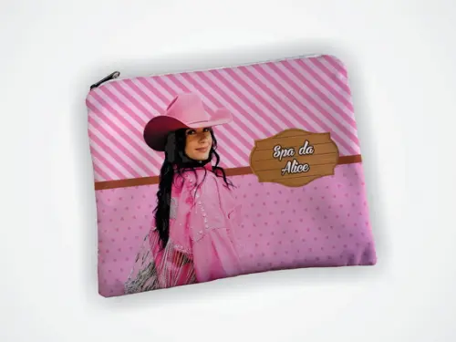 Lembrancinha Necessaire 19x13cm Aniversario Ana Castela