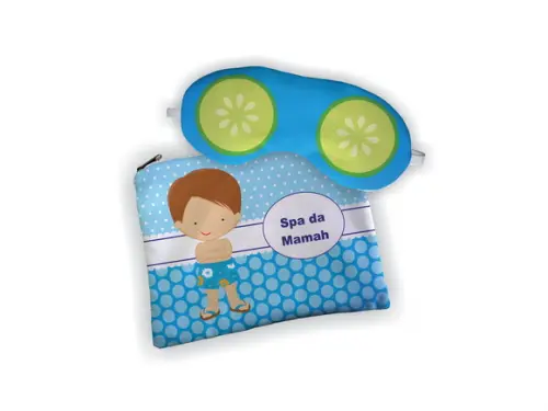 Lembrancinha Kit Necessaire + Mascara Spa Menino