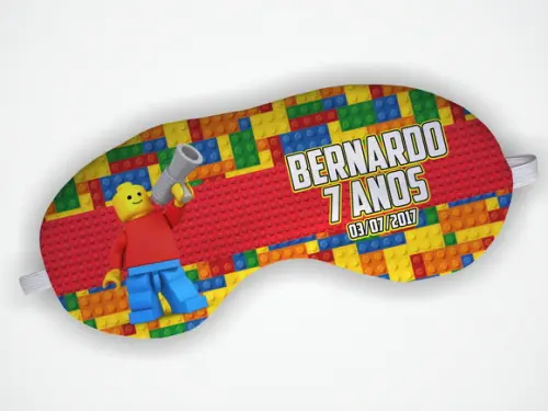 Mascara Dormir Personalizada Lego