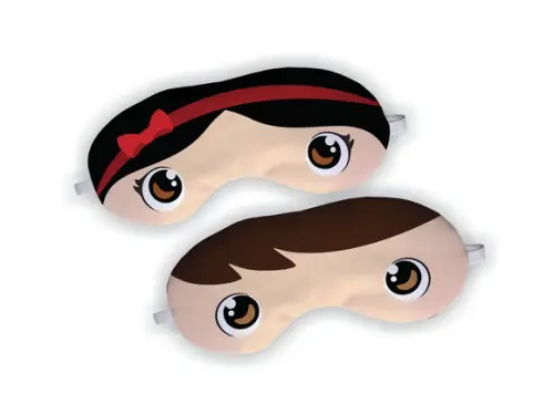 Lembrancinha Mascara Dormir Olhos Branca de Neve
