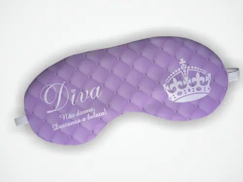 Máscara de Dormir Madrinha Lilás Diva