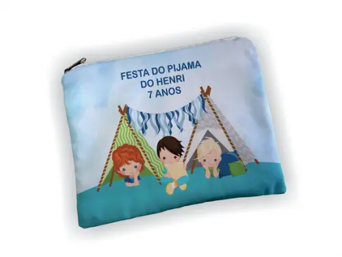 Necessaire 19x13cm Personalizado Festa do Pijama