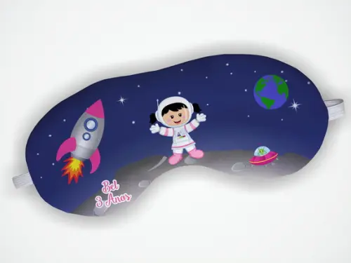 Mascara Dormir Astronauta Menina