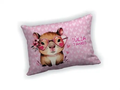 Almofada 18x28cm Personalizada Capivara