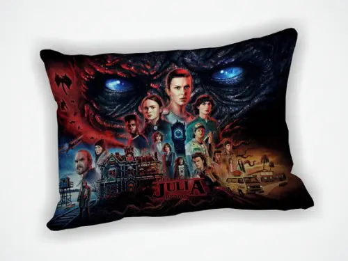 Lembrança Almofada 18x28cm Personalizada Stranger Things