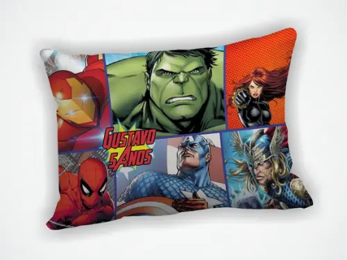 Almofada 18x28cm Personalizada Super Heróis