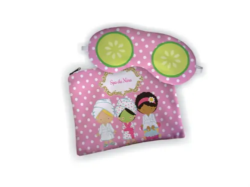 Lembrancinha Kit Necessaire + Mascara Festa Spa