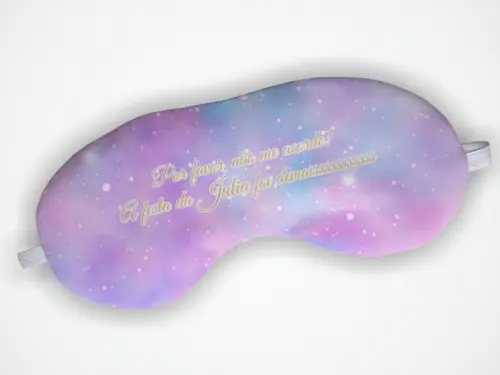 Mascara Dormir Personalizada Galaxia