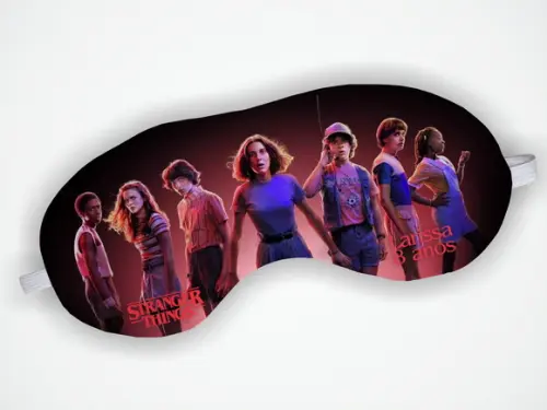 Lembrancinha Mascara de Dormir Stranger Things