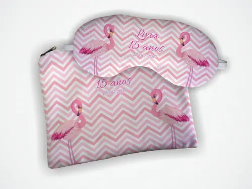 Kit Necessaire + Mascara Flamingo