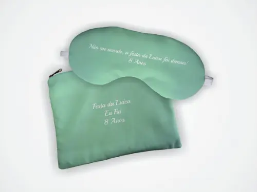 Kit Necessaire (frente e Verso Personalizado) + Mascara