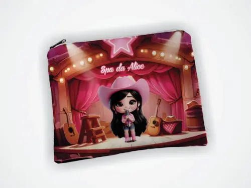 Lembrancinha Necessaire 19x13cm Aniversario Ana Castela