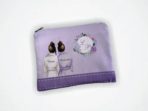 Necessaire 19x13cm Madrinha Lilás