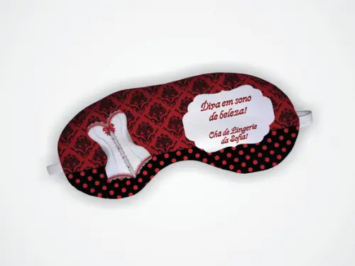 Mascara Dormir Chá de Lingerie