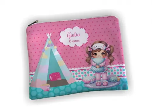 Lembrancinha Necessaire 19x13cm Personalizado Festa Pijama