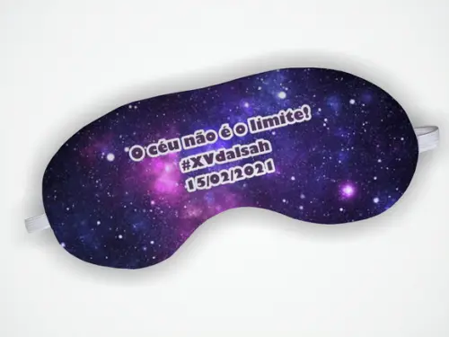 Mascara Dormir Galáxia Astronauta