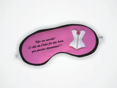 Mascara Dormir Chá de Lingerie