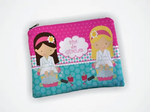 Lembrancinha Necessaire 19x13cm Festa Spa