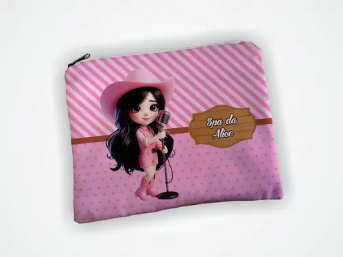 Lembrancinha Necessaire 19x13cm Aniversario Ana Castela