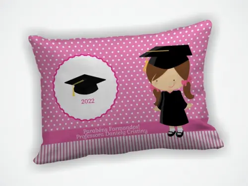 Almofada 18x28cm Personalizada Formatura Infantil