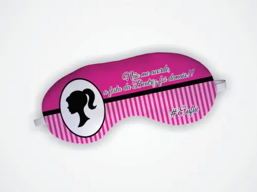 Lembrancinha Mascara de Dormir Barbie