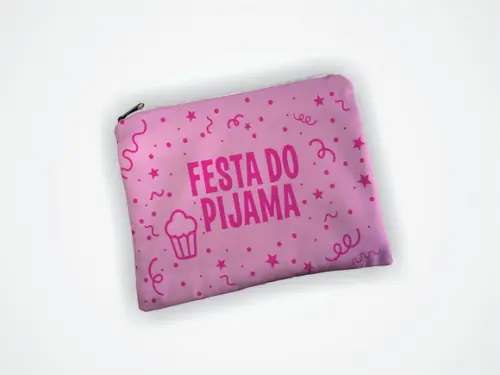 Lembrancinha Necessaire 19x13cm Personalizado Festa Pijama