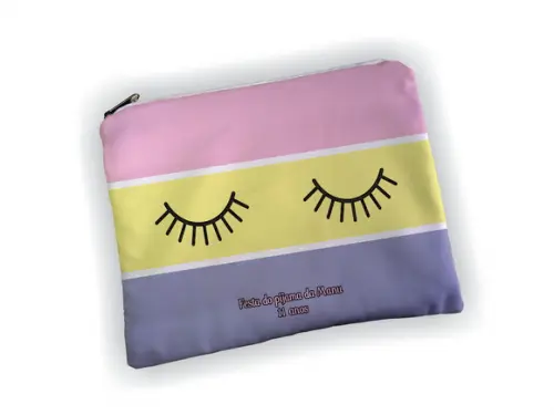 Lembrancinha Necessaire 19x13cm Spa Festa Pijama