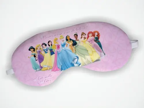 Lembrancinha Mascara Dormir Princesas