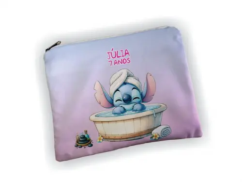 Necessaire 19x13cm Personalizada Stitch Spa