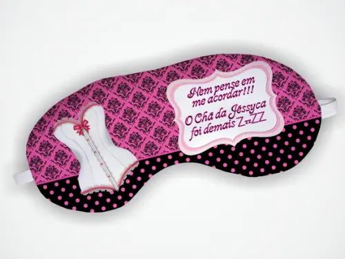 Mascara Dormir Chá de Lingerie
