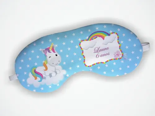Mascara Dormir Personalizada Unicornio