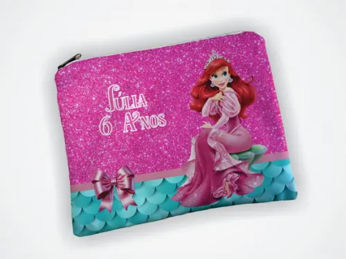 Necessaire Personalizada Sereia Ariel
